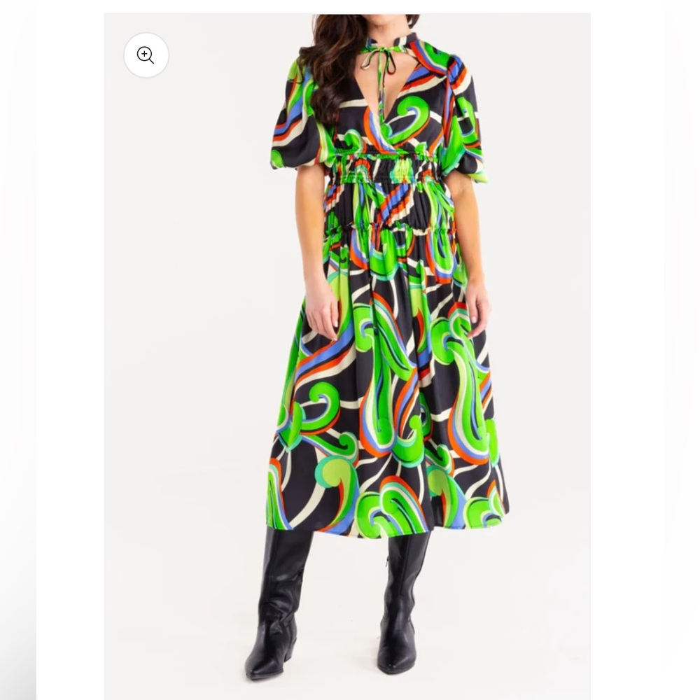 Shelbi Dress in Kimono by Alden
Adair